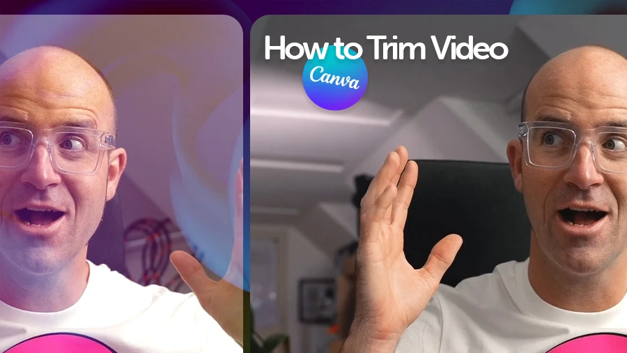 image of dan scott introducing how to trim video in canva